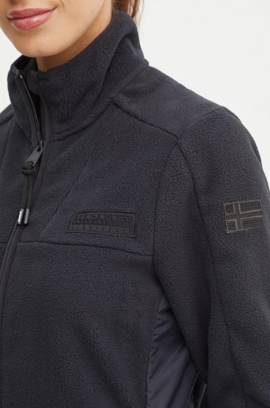 Fleecová mikina Napapijri Yupik 2.0 NP0A4I550411 černá