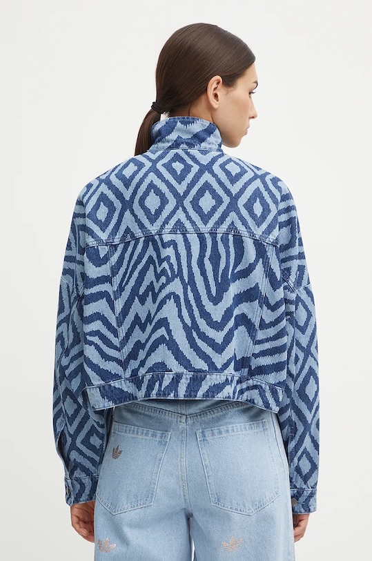 Îmbrăcăminte adidas Originals geacă din denim x FARM Rio IW0793 albastru