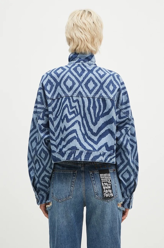 Clothing adidas Originals denim jacket x FARM Rio IW0793 blue