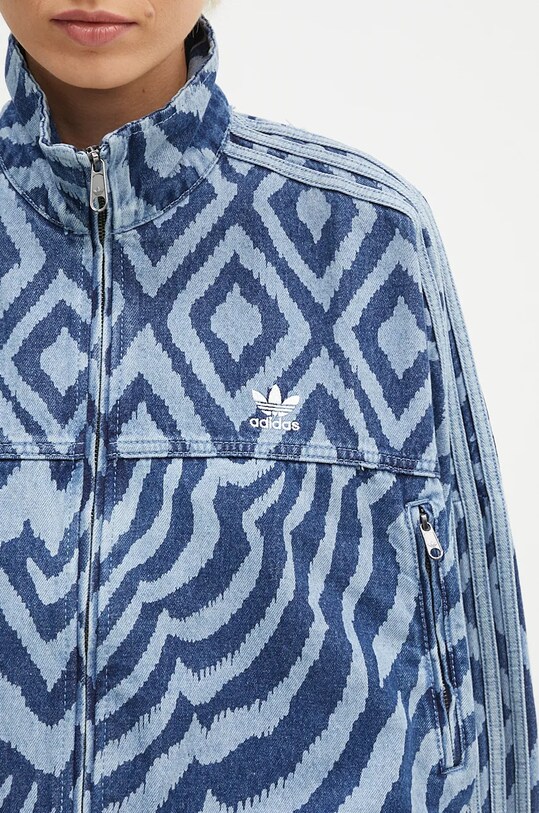 adidas Originals kurtka jeansowa x FARM Rio niebieski IW0793