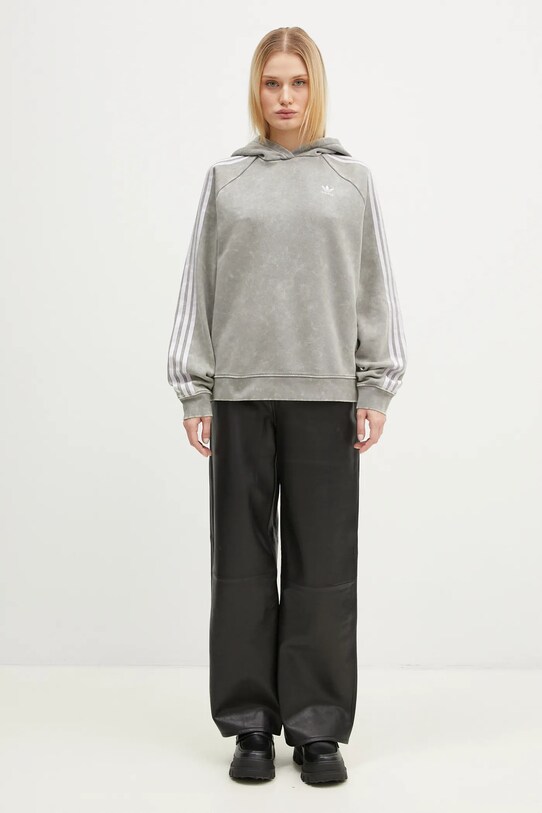 Кофта adidas Originals Wash Hoodie IW3414 серый