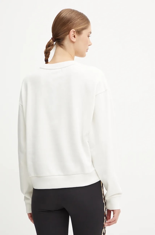 Odzież adidas Originals bluza bawełniana Leopard Sweat IW8477 biały