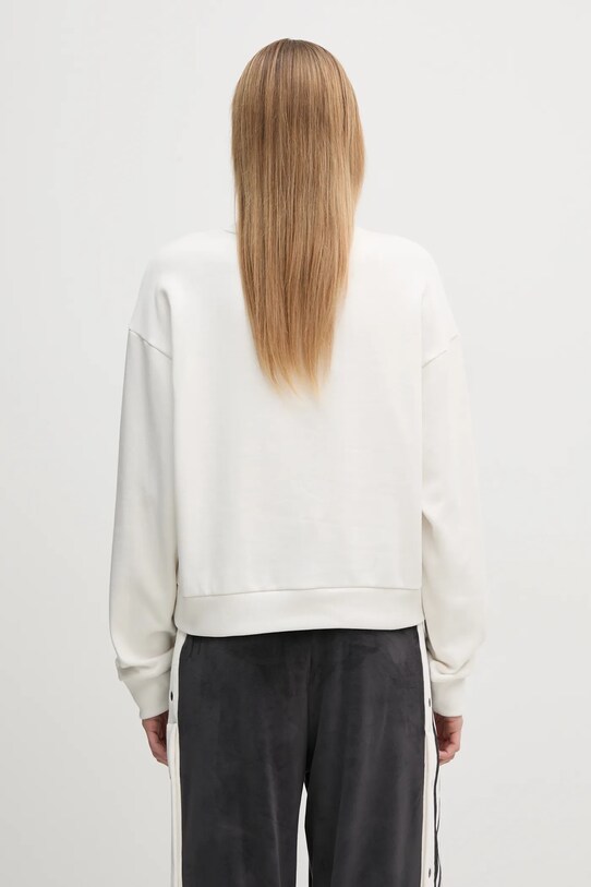 Одежда Хлопковая кофта adidas Originals Leopard Sweat IW8477 белый