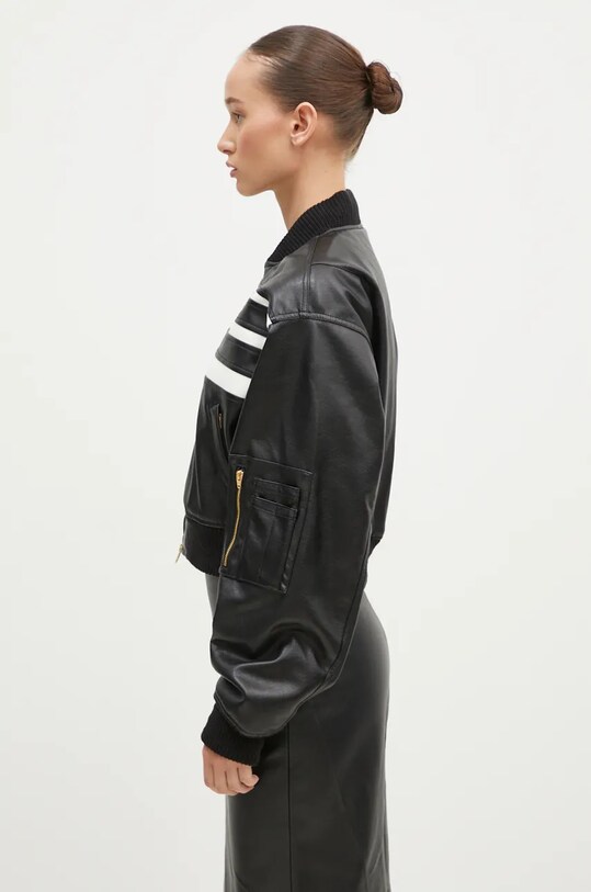 adidas Originals giacca bomber Pleather Bomber IX0967 nero AW24