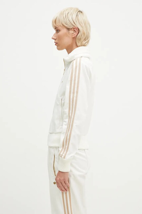 adidas Originals sweatshirt Velvet Tracktop IX1057 beige AW24