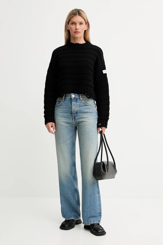 MM6 Maison Margiela wool jumper S52HL0031.M13040 black AW24