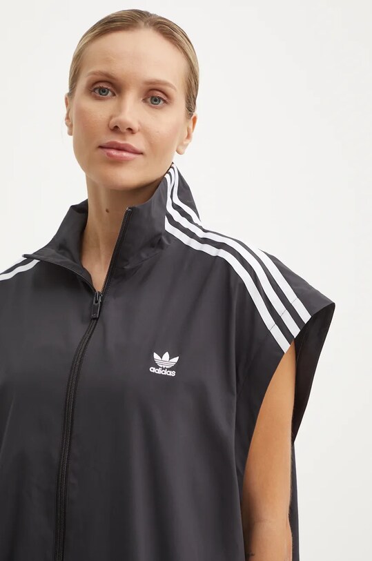 adidas Originals bluza Oversized Zip Off Tracktop JM9251 negru