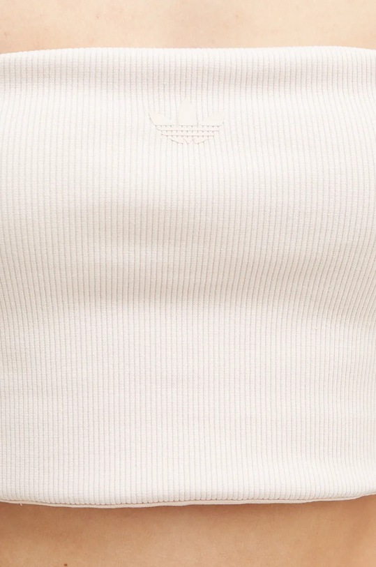 adidas Originals top Femme Galore Rib Tube Top beige JN3025