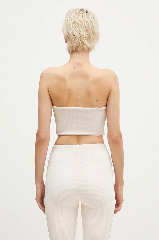 Одяг Топ adidas Originals Femme Galore Rib Tube Top JN3025 рожевий