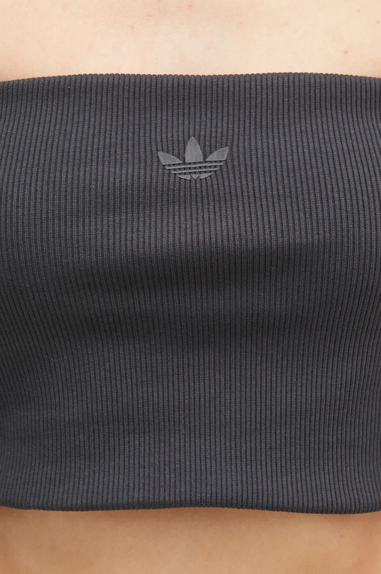 adidas Originals top Femme Galore Rib Tube Top czarny JN3026