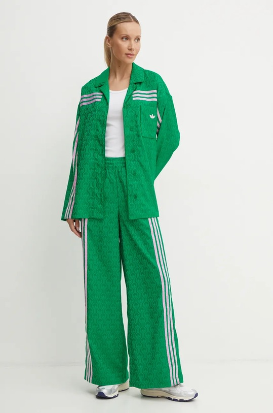 Košeľa adidas Originals 70s Top JN7659 zelená AW24