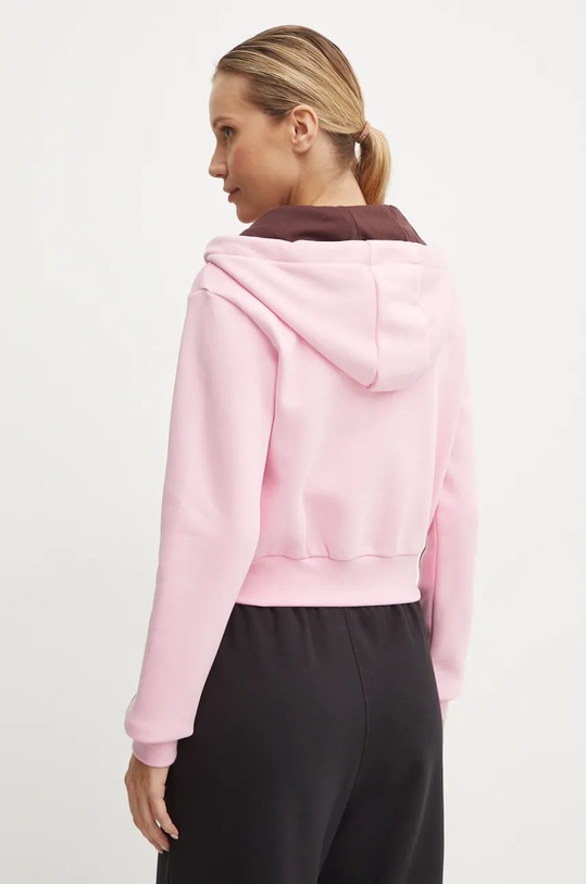 Oblečení Mikina adidas Originals 70s Short Fullzip Fleece Hoodie JN7665 růžová