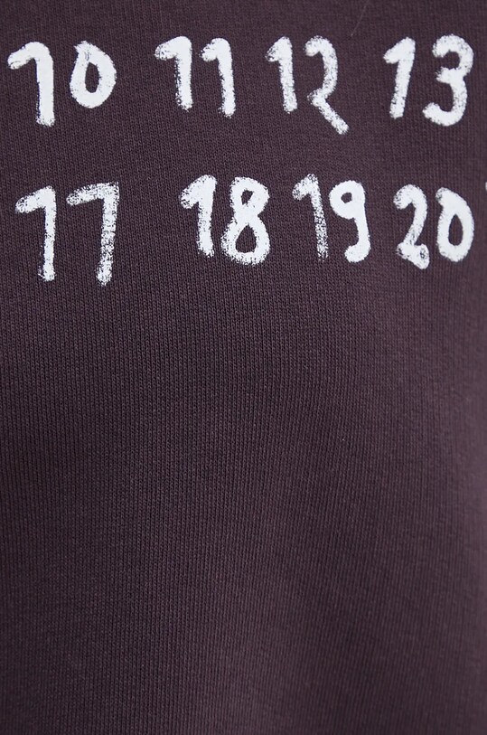 MM6 Maison Margiela felpa in cotone S62GU0132.M25004 violetto