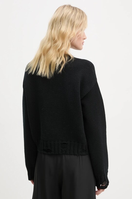 Clothing MM6 Maison Margiela wool jumper S62HL0029.M13074 black