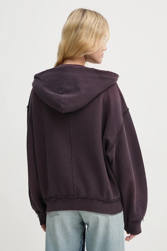 Odzież MM6 Maison Margiela bluza bawełniana S62GU0130.M25004 fioletowy