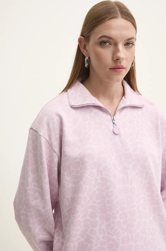 Hugo Blue hanorac de bumbac violet 50523232