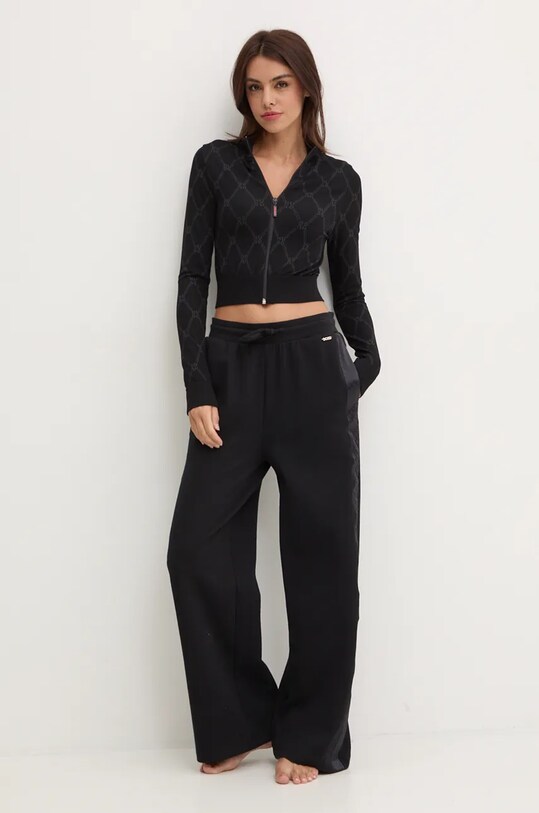 HUGO bluza lounge 50518172 czarny AW24