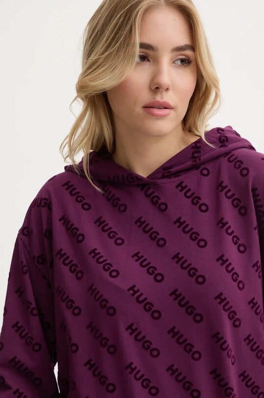 HUGO bluză lounge violet 50523400