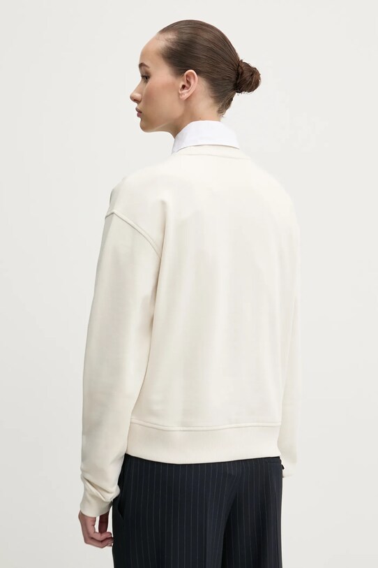 Oblačila Bombažen pulover HUGO 50527463 bež