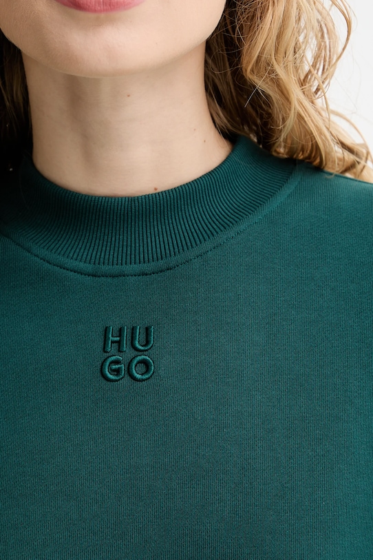 HUGO pamut melegítőfelső 50527463 zöld