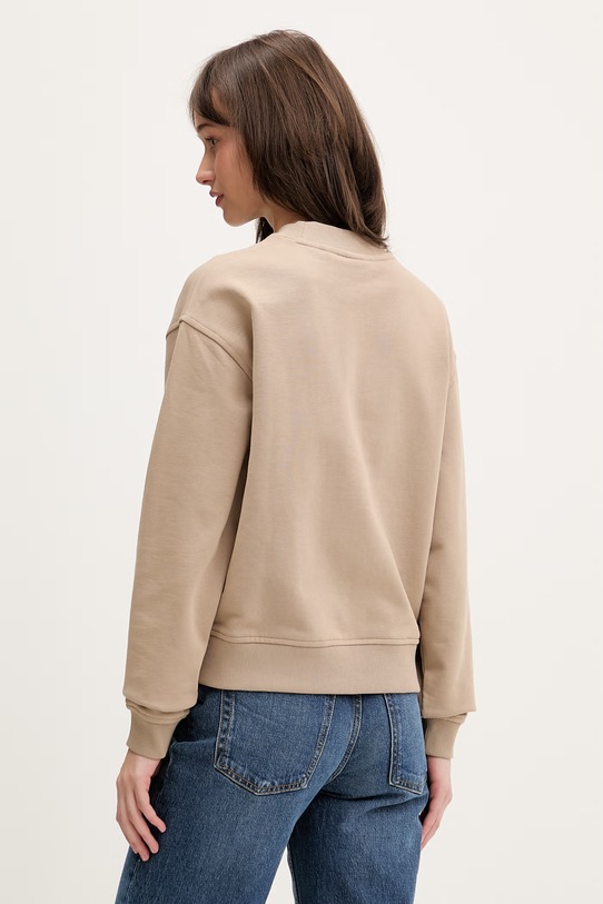 Одежда HUGO кофта для женщин из хлопка Daxandria 50527463 бежевый