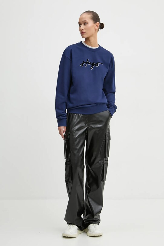 HUGO hanorac de bumbac 50528579 bleumarin AW24