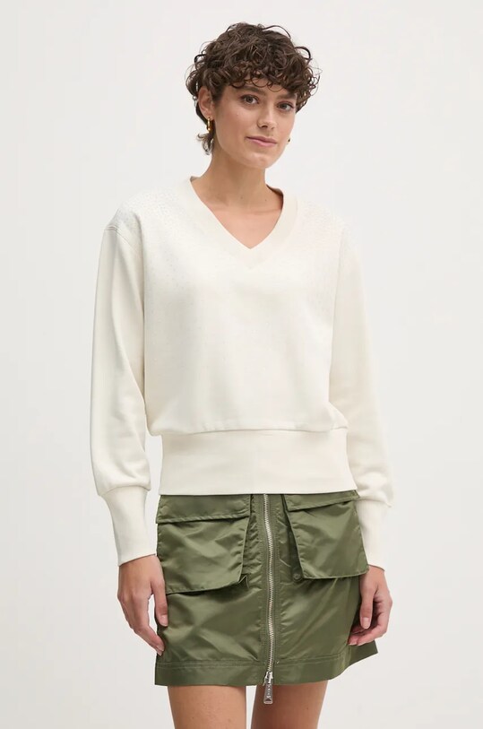 Aeronautica Militare bluza imprimeu bej FE1969DF541