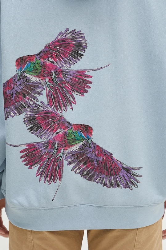 Y-3 felpa Graphic Hoodie IW2474 blu