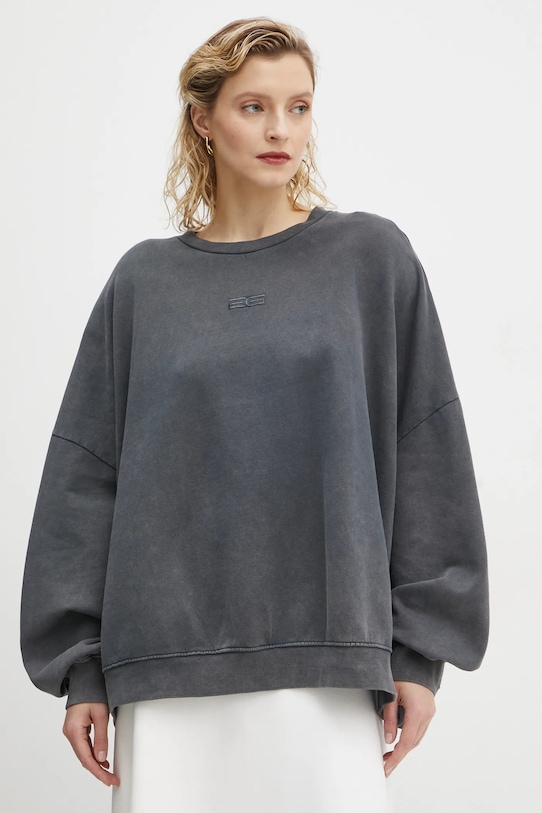 Хлопковая кофта Gestuz хлопок серый 10909679