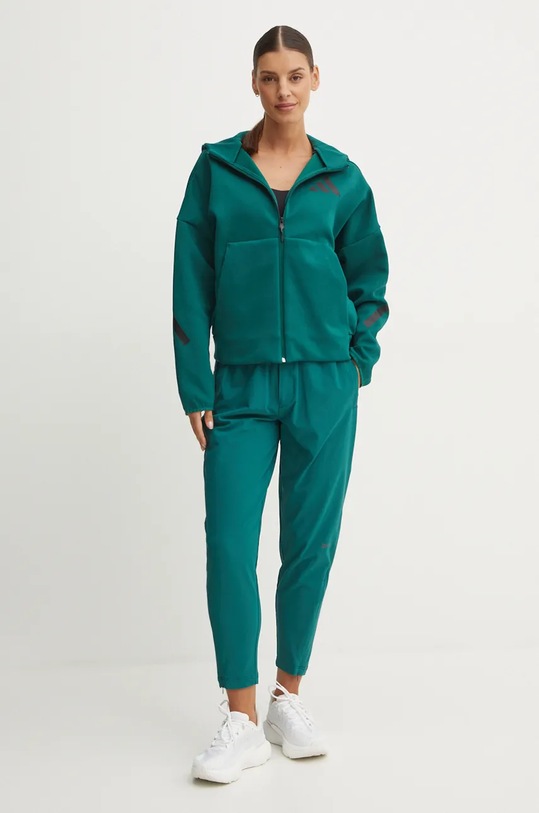 Mikina adidas ZNE JF8887 zelená AW24