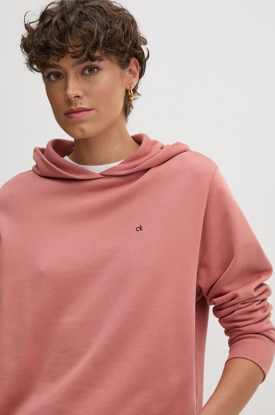 Calvin Klein bluza bawełniana różowy K20K208062