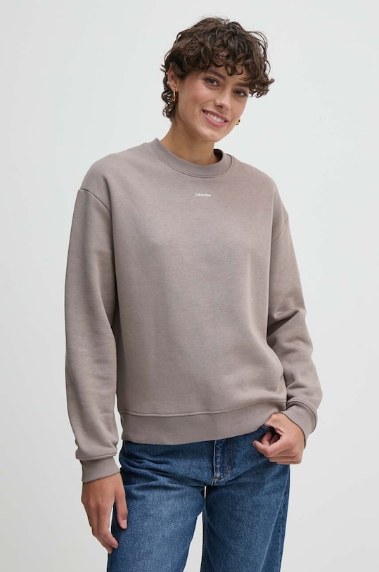 Calvin Klein bluza pozostałe szary K20K208329