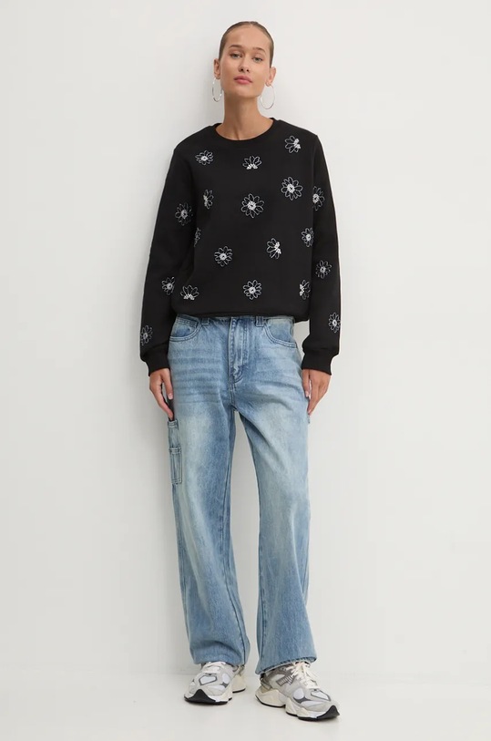 Desigual bluza JOYA 24WWSK32 czarny AW24