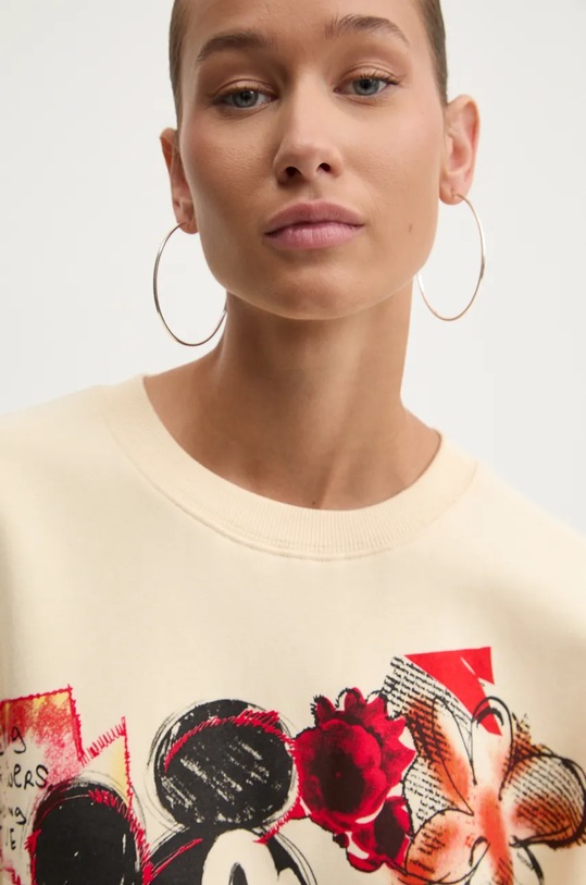 Бавовняна кофта Desigual MICKEYOVERSIZE 24WWSK35