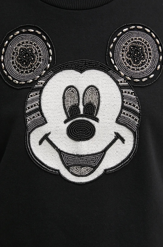 Хлопковая кофта Desigual MICKEY YEAH! чёрный 24WWSK10