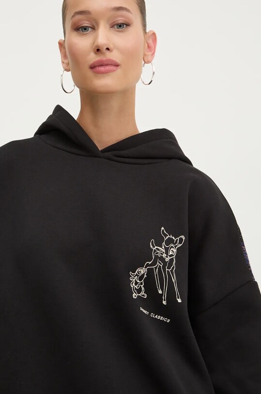 Desigual bluza BAMBI czarny 24WWSK09