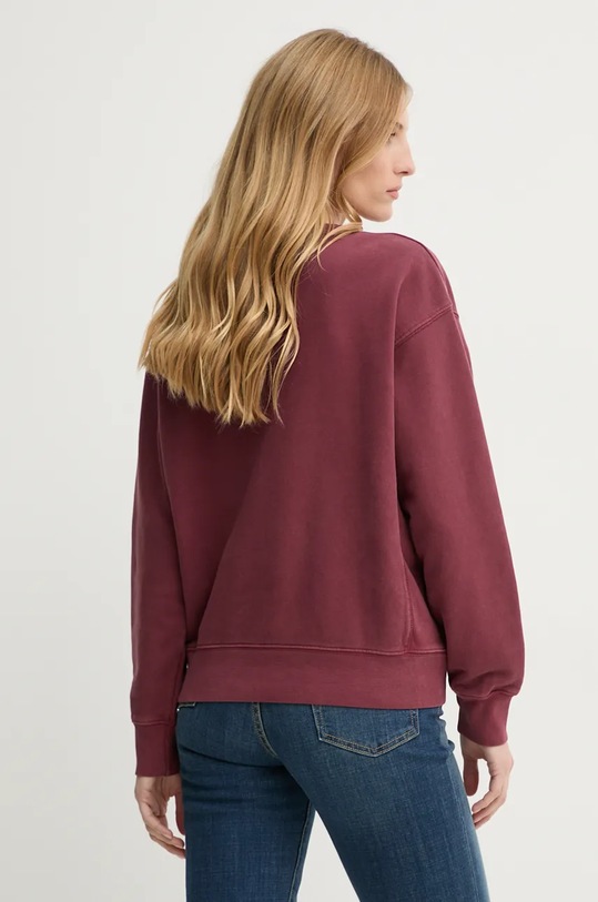 Oblečení Bavlněná mikina Levi's A8789 růžová