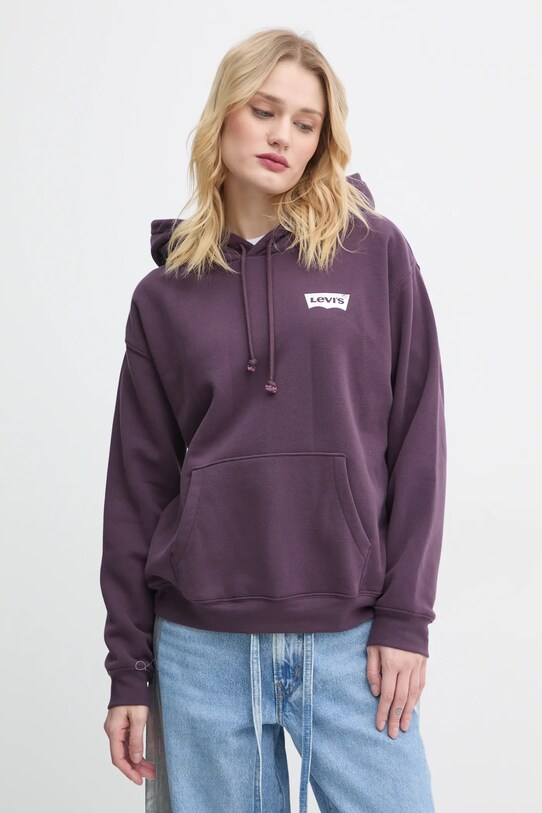 Levi's bluza imprimeu violet A8801