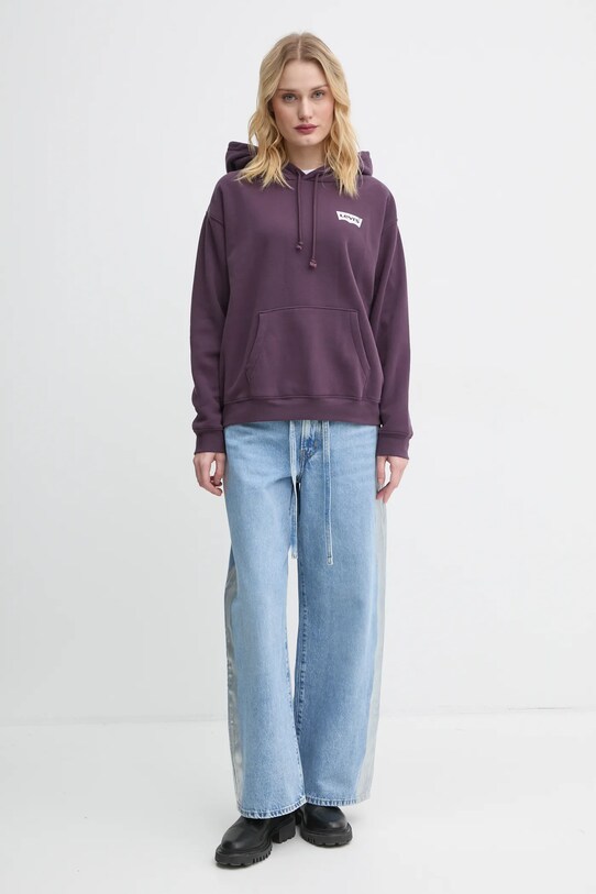 Mikina Levi's A8801 fialová SS25
