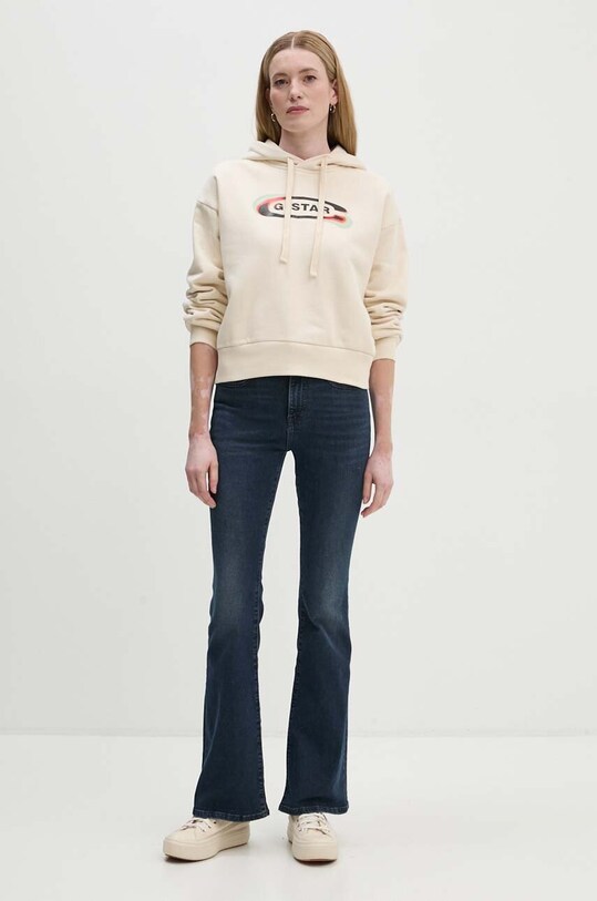 Dukserica G-Star Raw D25519.D427 bež AW24