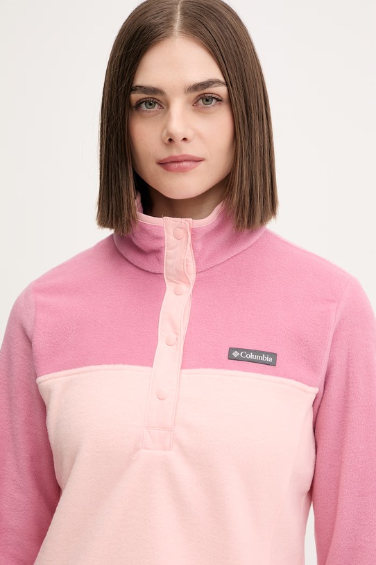 Sportovní mikina Columbia Benton Springs růžová 2085651
