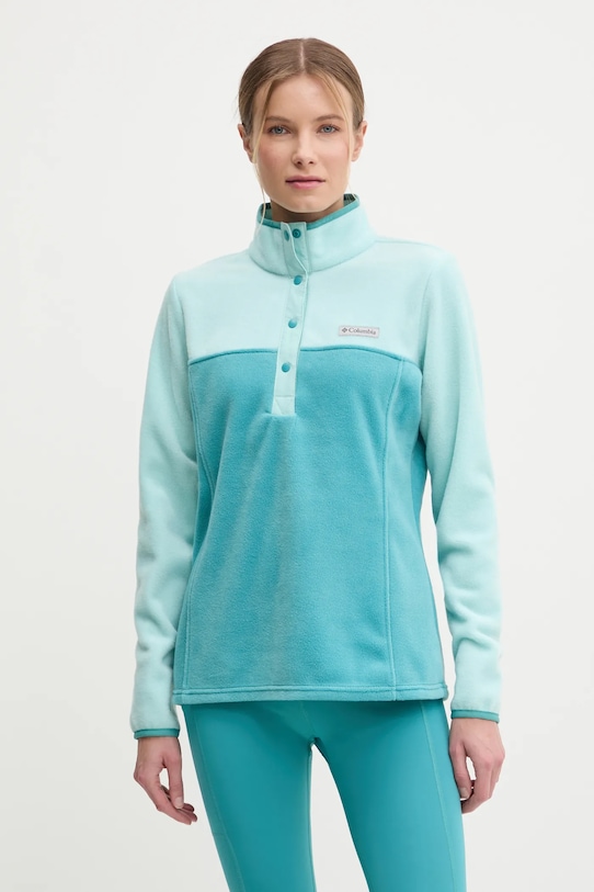 Спортивная кофта Columbia Benton Springs без капюшона бирюзовый 2085651
