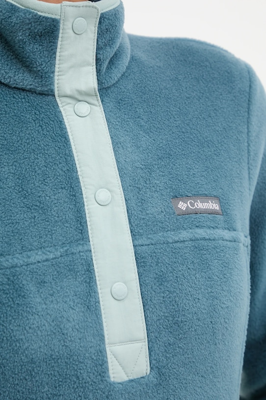 Sportovní mikina Columbia Benton Springs 2085651 tyrkysová