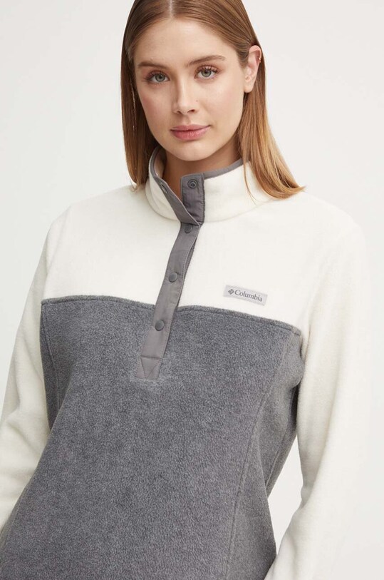 Спортивна кофта Columbia Benton Springs без капюшона сірий 2085651