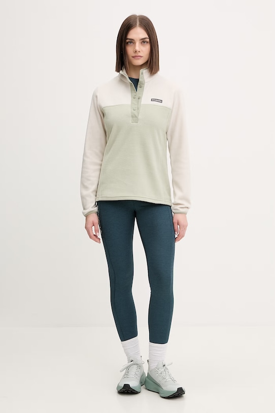 Спортен суичър Columbia Benton Springs 2085651 зелен SS26