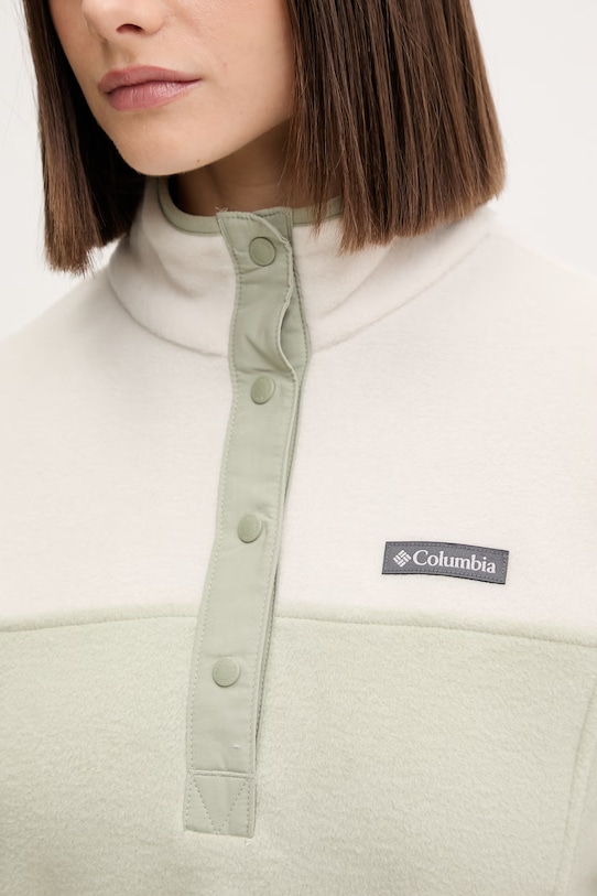 Спортен суичър Columbia Benton Springs 2085651 зелен