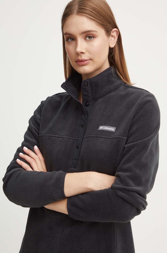 Спортен суичър Columbia Benton Springs черен 2085651