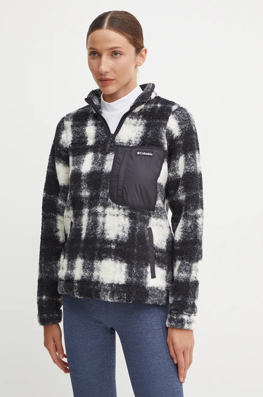 Columbia sportos pulóver West Bend mintás fekete 2085734