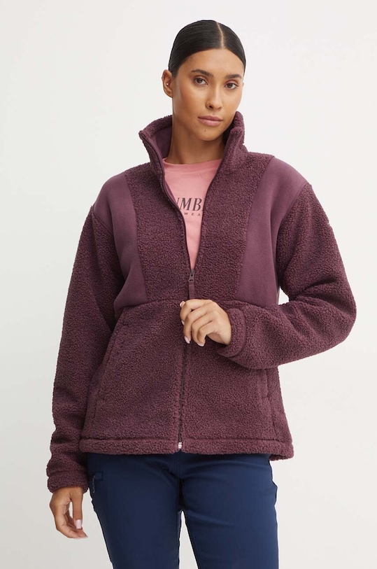 Sportska dukserica Columbia Panorama bez kapuljače bordo 2085883