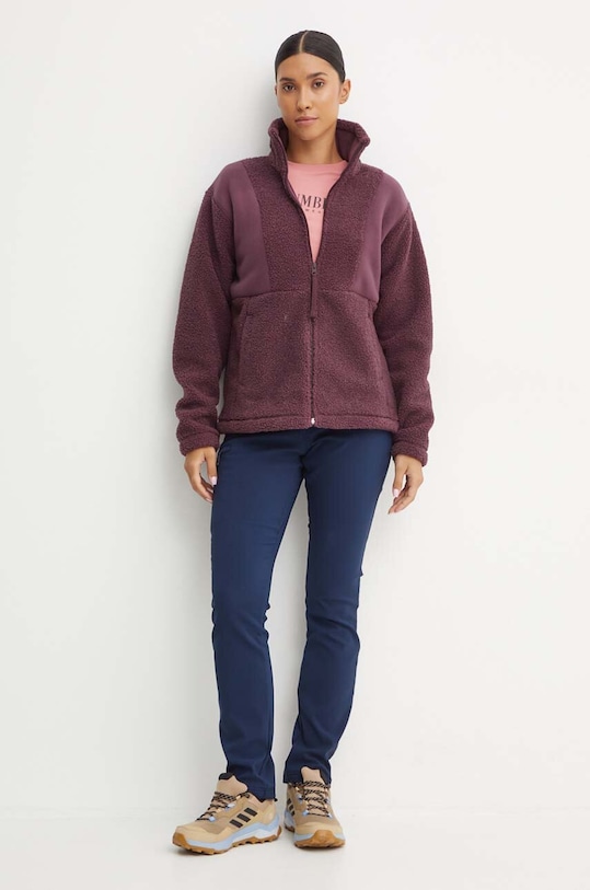 Sportska dukserica Columbia Panorama 2085883 bordo AW25